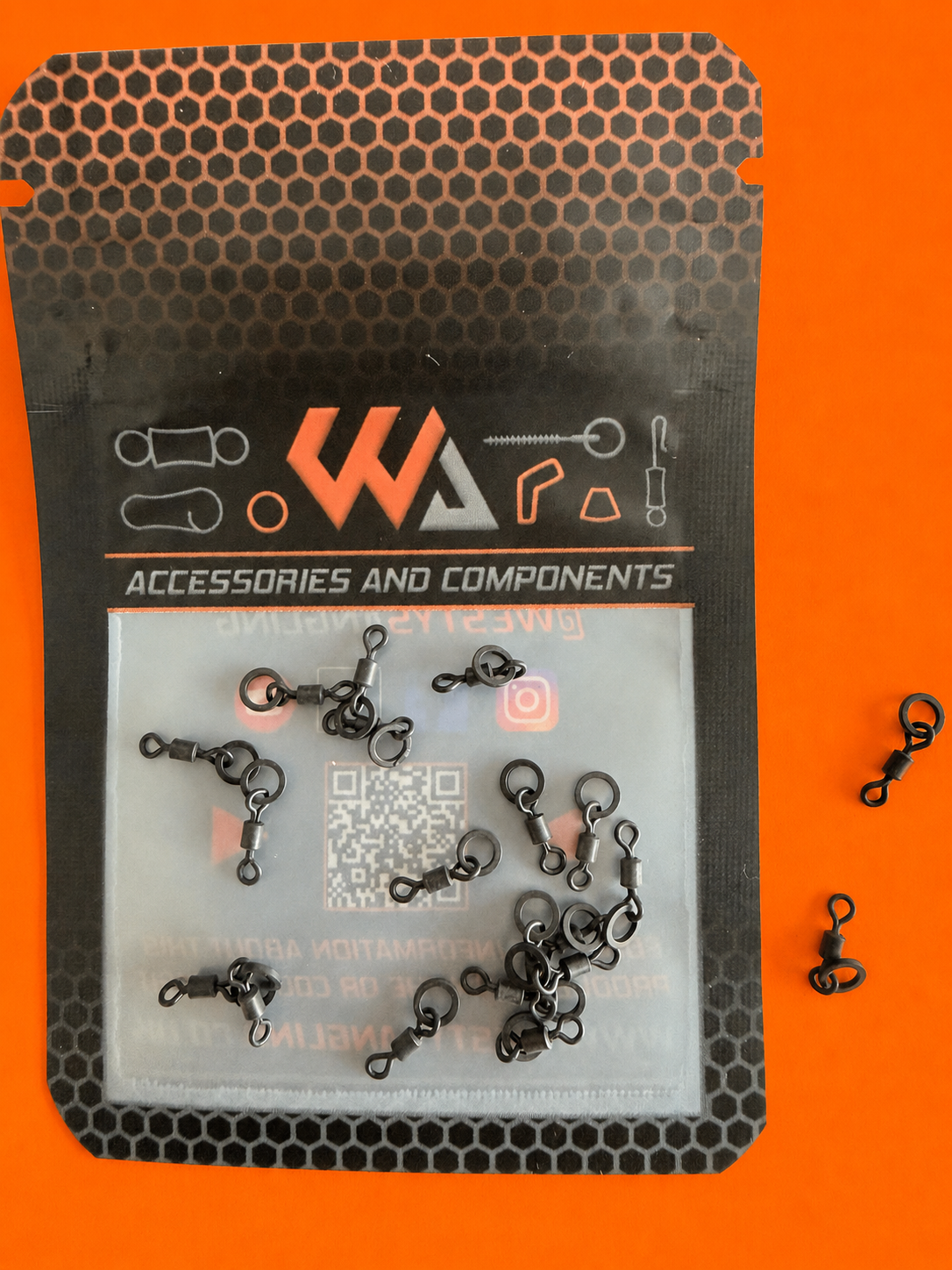WA - Micro Ring Swivels - Hookbait Swivels - 20 PCS