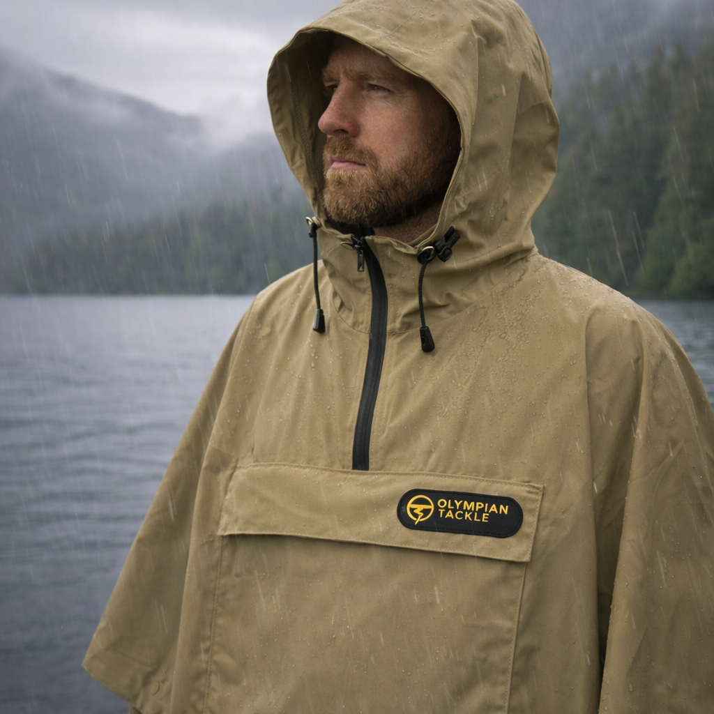 Olympian Range - Shroud Softshell Poncho - Modular Storm Cloak - unisex