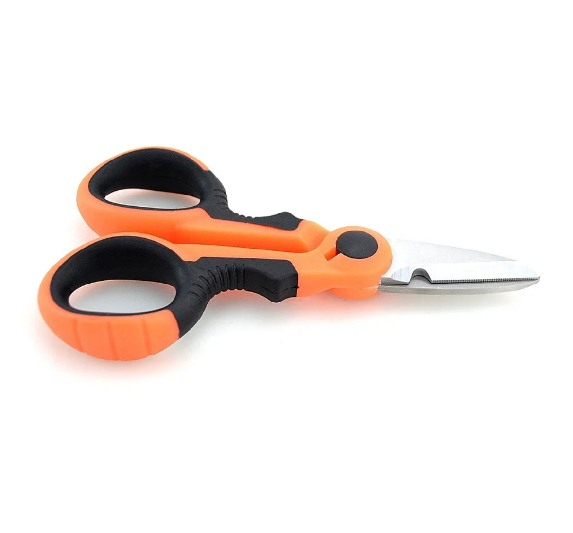Westys Angling Fishing Scissors - Orange and Black