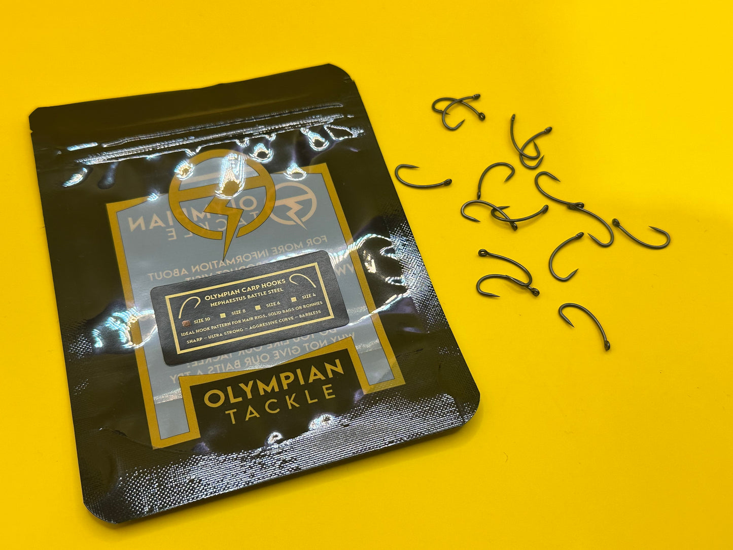 Olympian Tackle - Carp Hooks - Barbless
