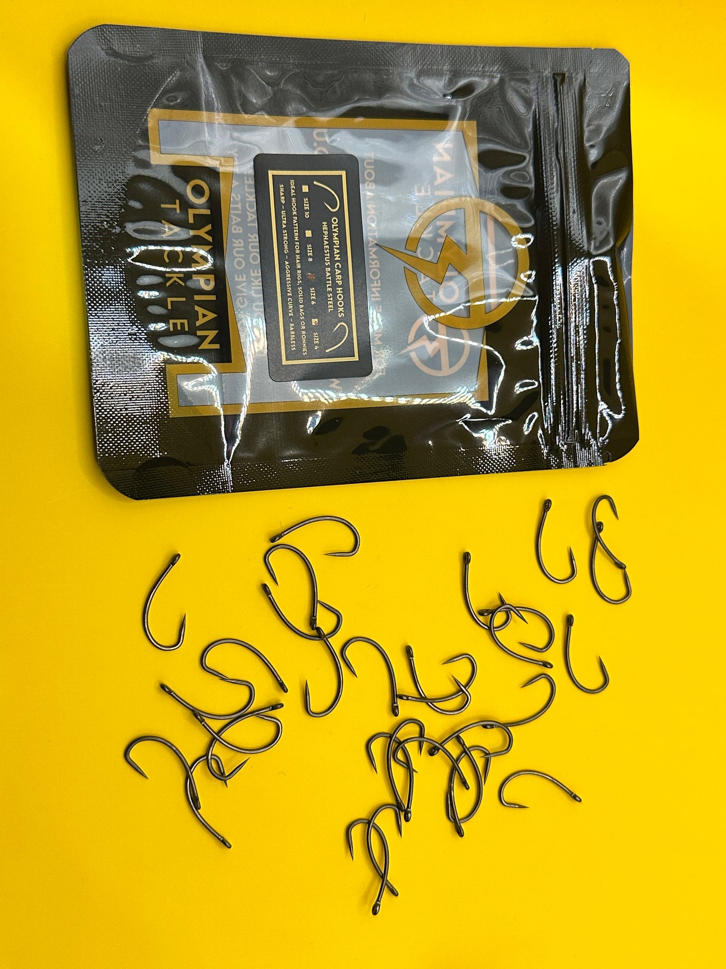 Olympian Tackle - Carp Hooks - Barbless