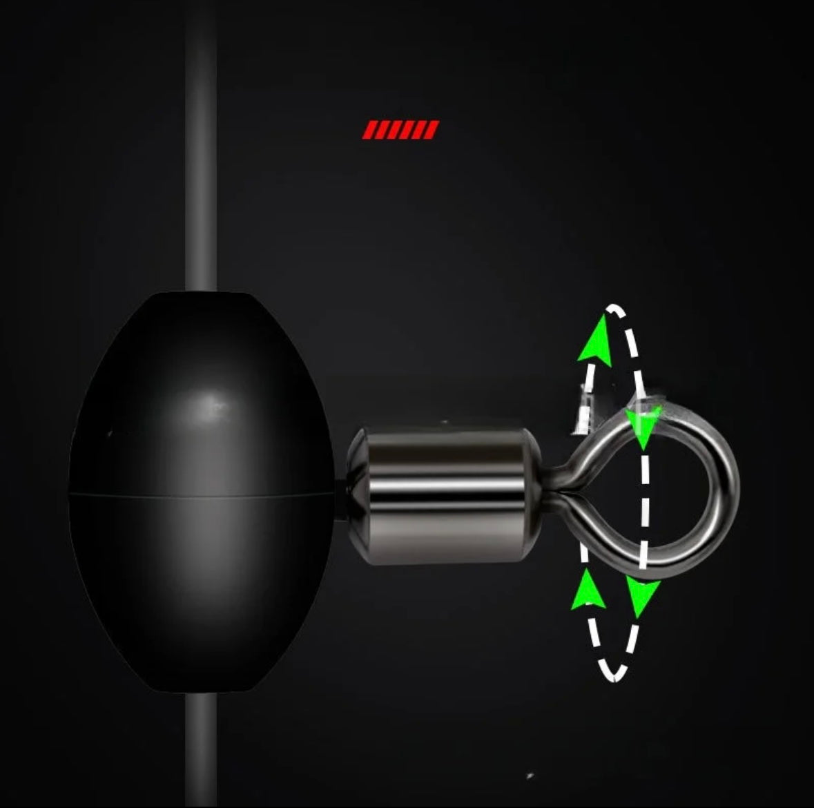 Olympian Tackle - Running Feeder Snap Swivel