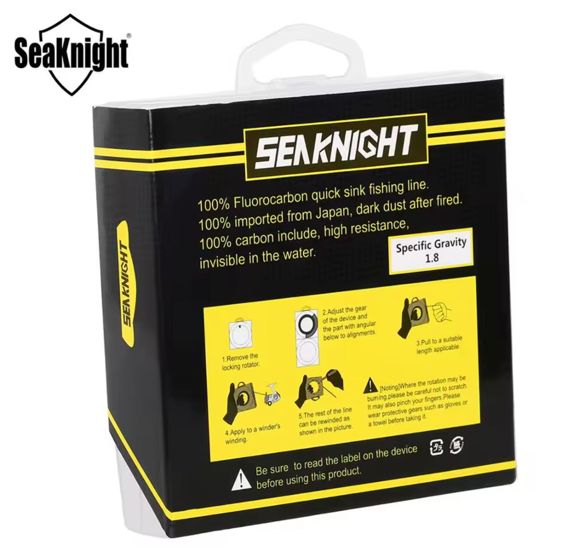 SeaKnight - Pure Japanese Fluorocarbon 100m Spool