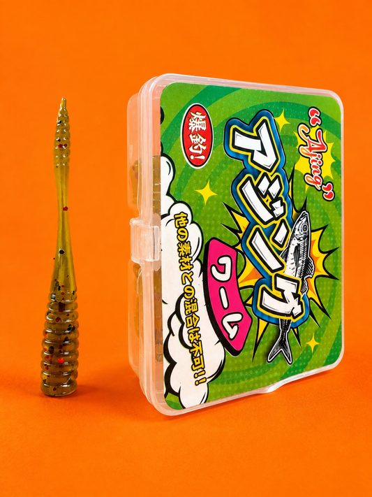 Spinpoler Micro Lures - Mini Stick Worm 48mm - 20pcs Per Box - TPR (floating) Soft Plastic Lures