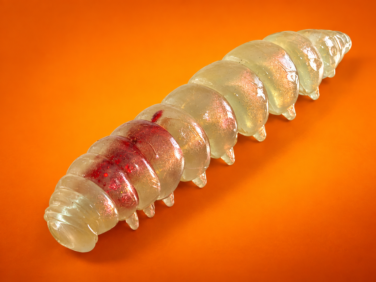 Spinpoler - Poor Worm - TPR Soft Plastic Caterpillar Lures - Floating - 2 inch - 11 lures