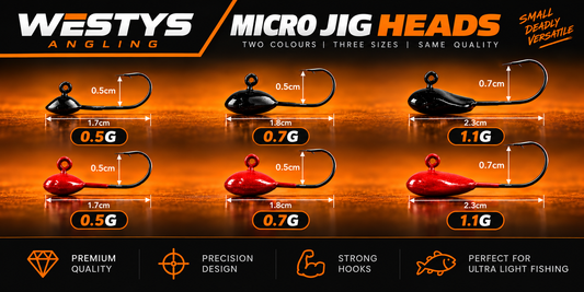 WA - Nano Nymph Jigs - Micro Jigheads - All Weights