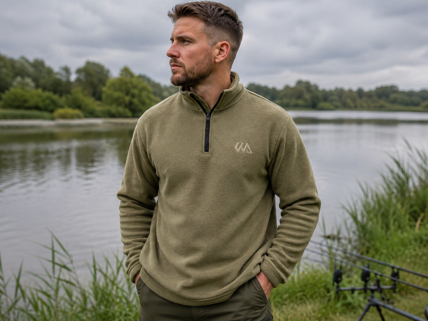 WA - Olive - Micro Tech Fleece - All Sizes