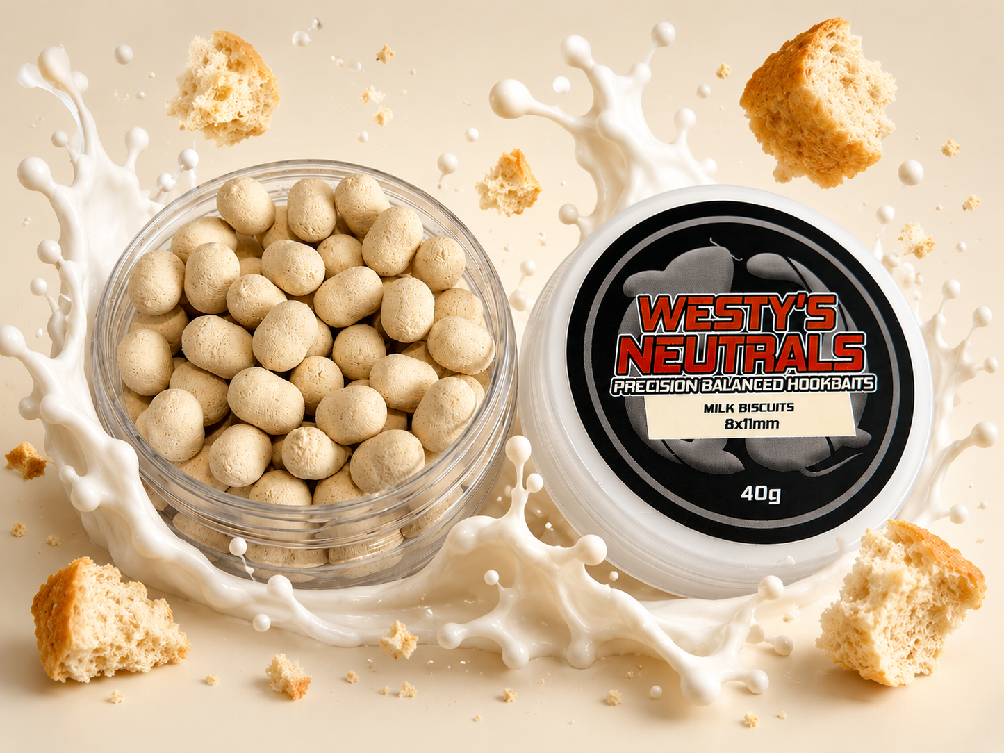 NEW Westys Neutrals - Precision Balanced Hookbaits 8x11mm 40g