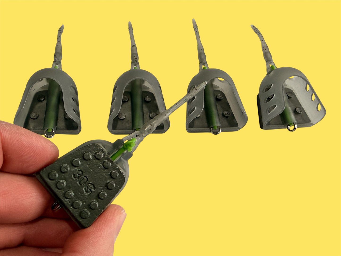 Elasticated Pellet Method Feeders X 5 - spring sale - clearance