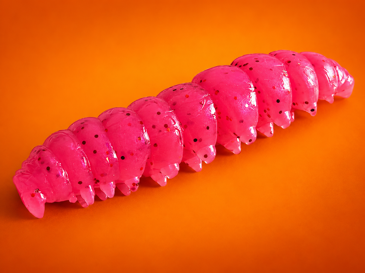 Spinpoler - Poor Worm - TPR Soft Plastic Caterpillar Lures - Floating - 2 inch - 11 lures