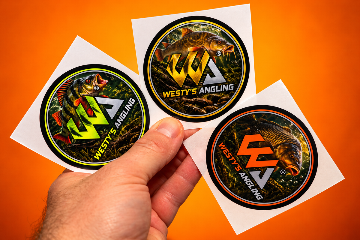 WA - NEW Collectable Premium Vinyl Tackle Box Stickers - 70mm