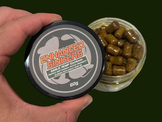 NEW Enhanced Sinkers - Soaked High Attract Hookbaits 10x14mm - sale