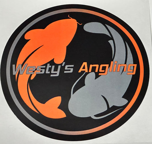 Westy's Angling Logo Sticker 85mm