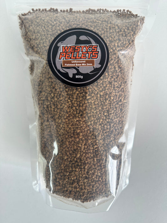 Westys Pellets Unflavoured - 2mm Fishmeal 800g