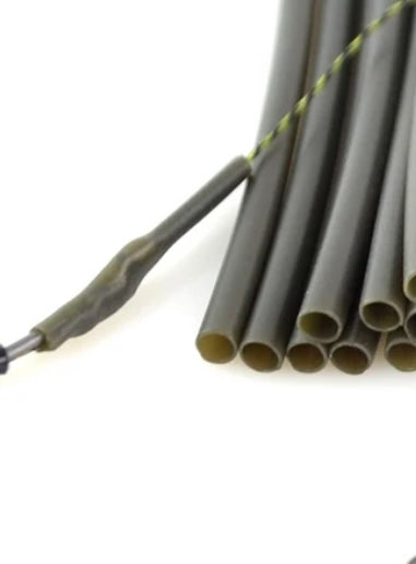 Heat Shrink Tubing - Camo Green - 10 pack