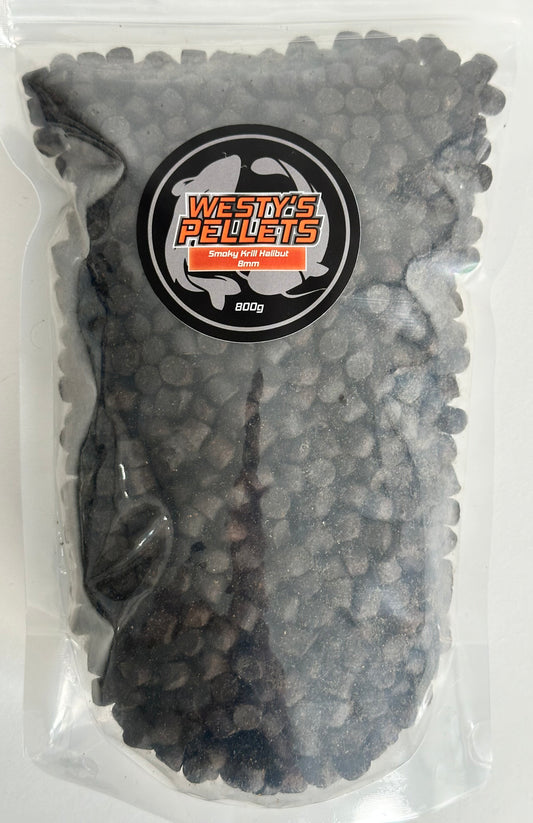 Westys Pellets - *8mm* Smoky Krill Halibut 800g