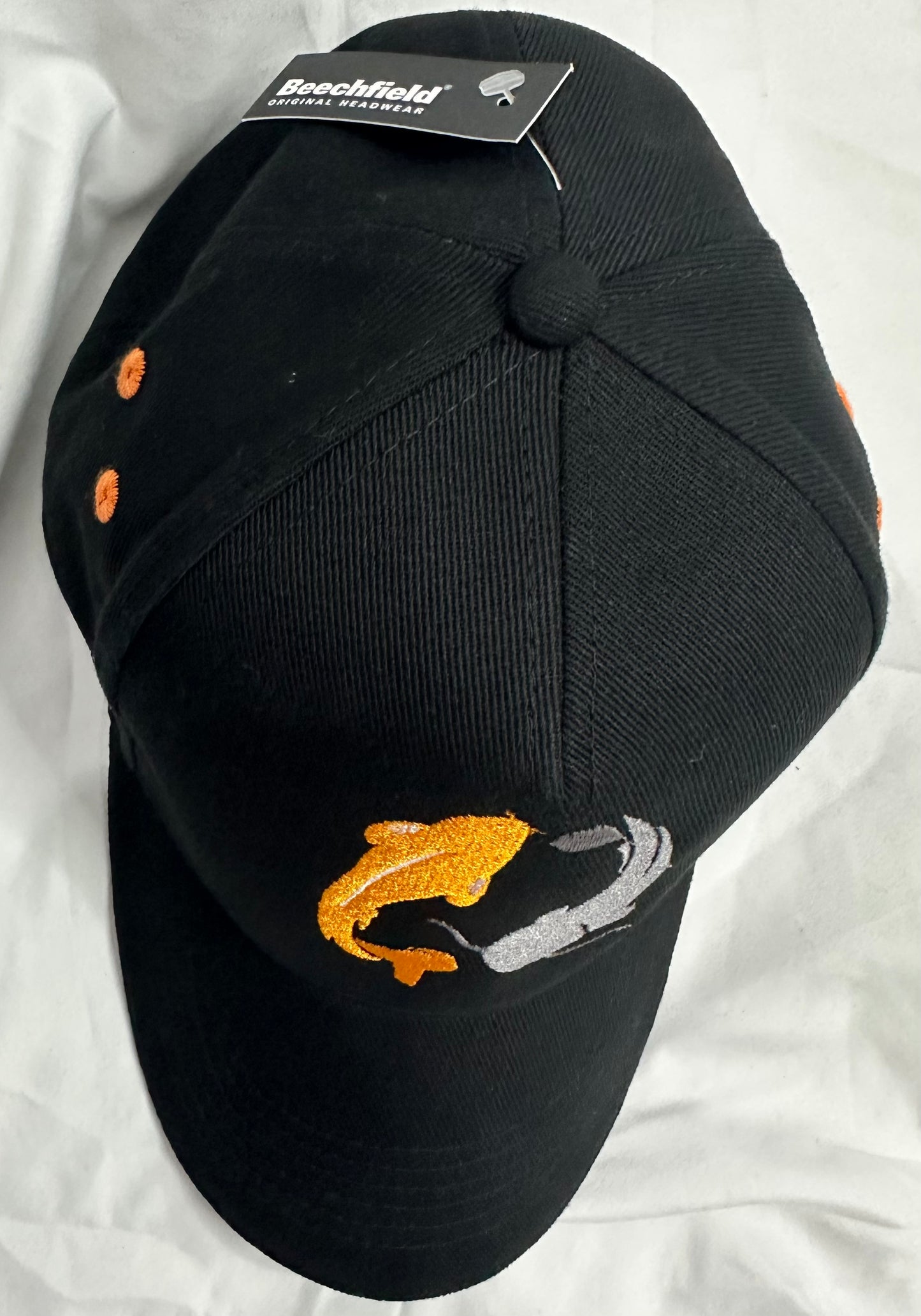 WestysAngling Signature Black and Orange Cap