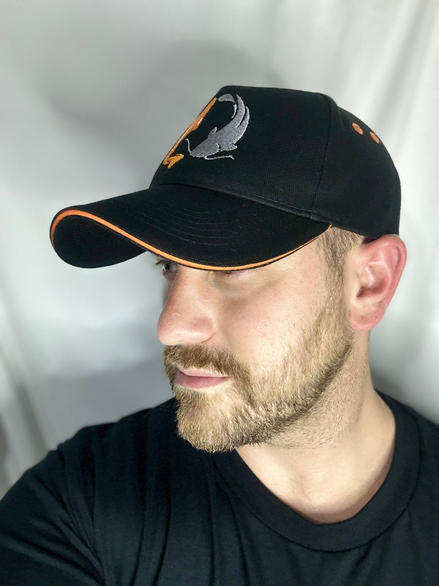 WestysAngling Signature Black and Orange Cap