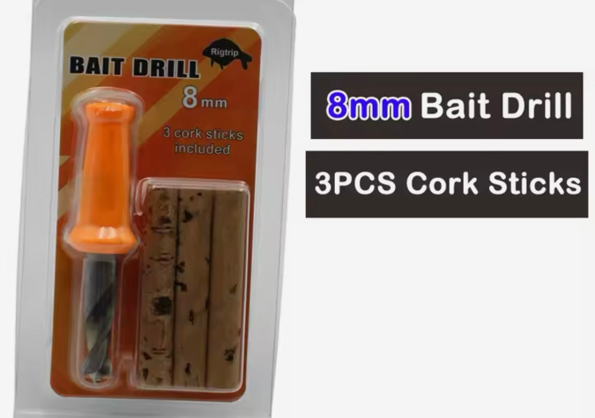 Bait Drill and Cork Sticks