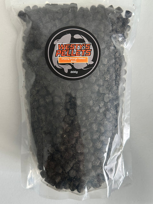 Westys Pellets - *8mm* Choccy Orange Halibut 800g