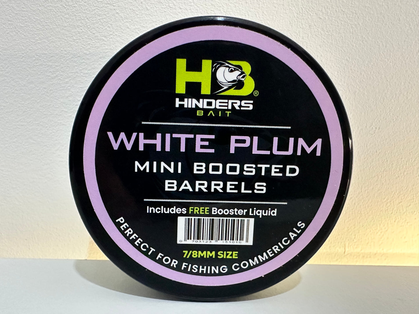 White Plumb Boosted Barrels - 8/10 mm WITH Liquid Booster 80g