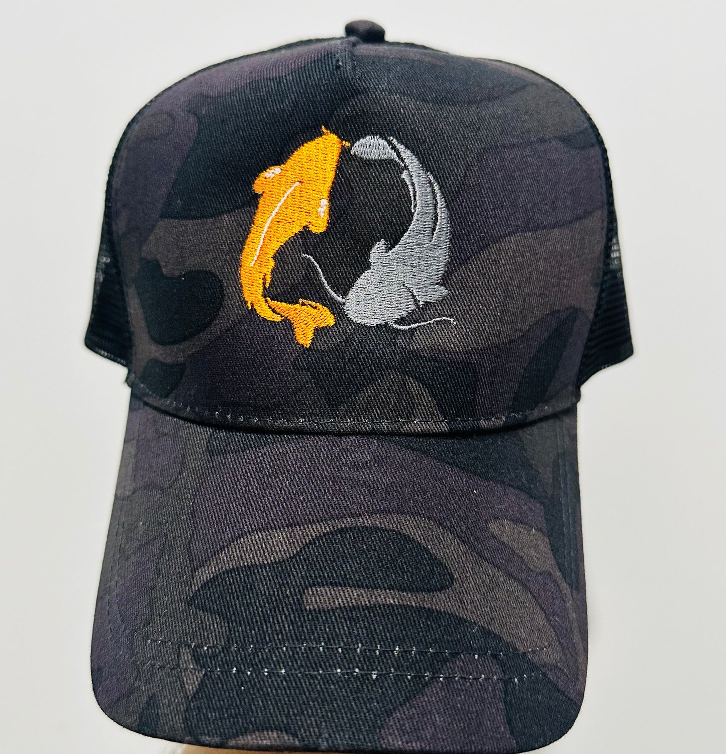 WestysAngling Black Camo Mesh Snapback Cap - Limited Edition