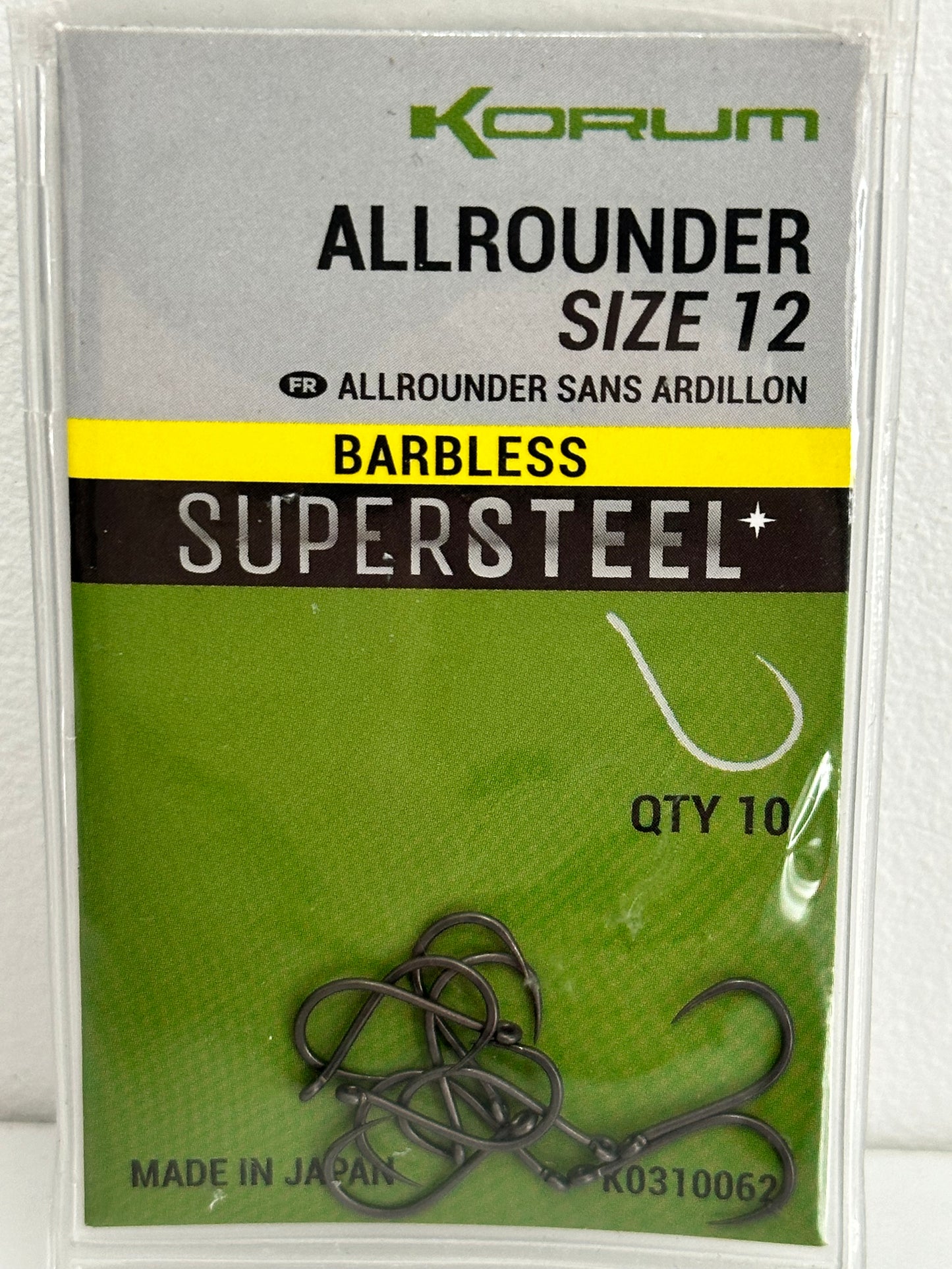 Korum Allrounder Barbless Feeder Hooks