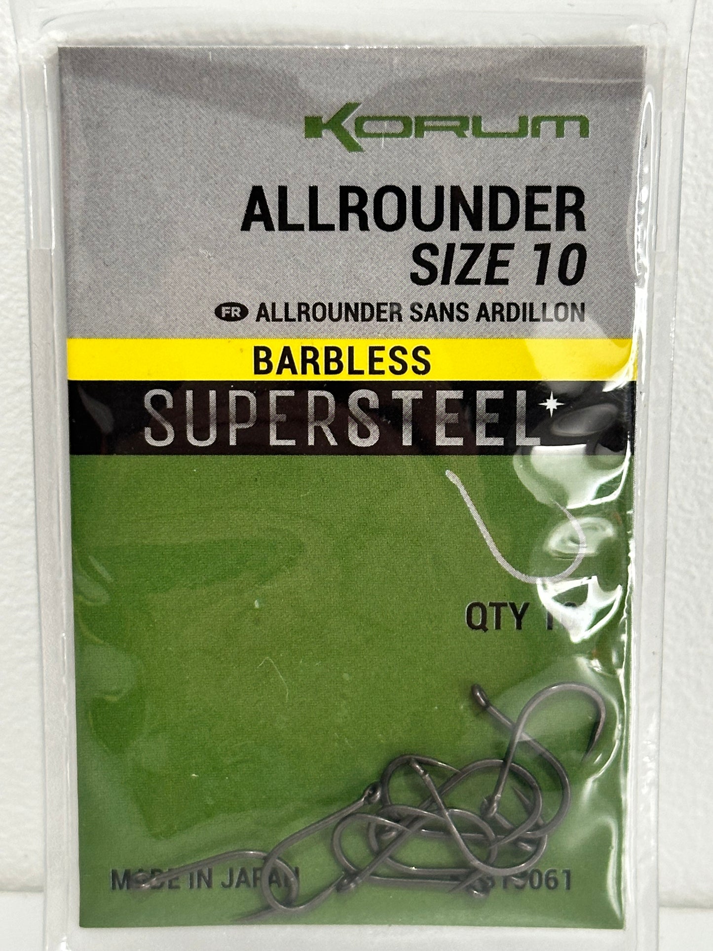 Korum Allrounder Barbless Feeder Hooks