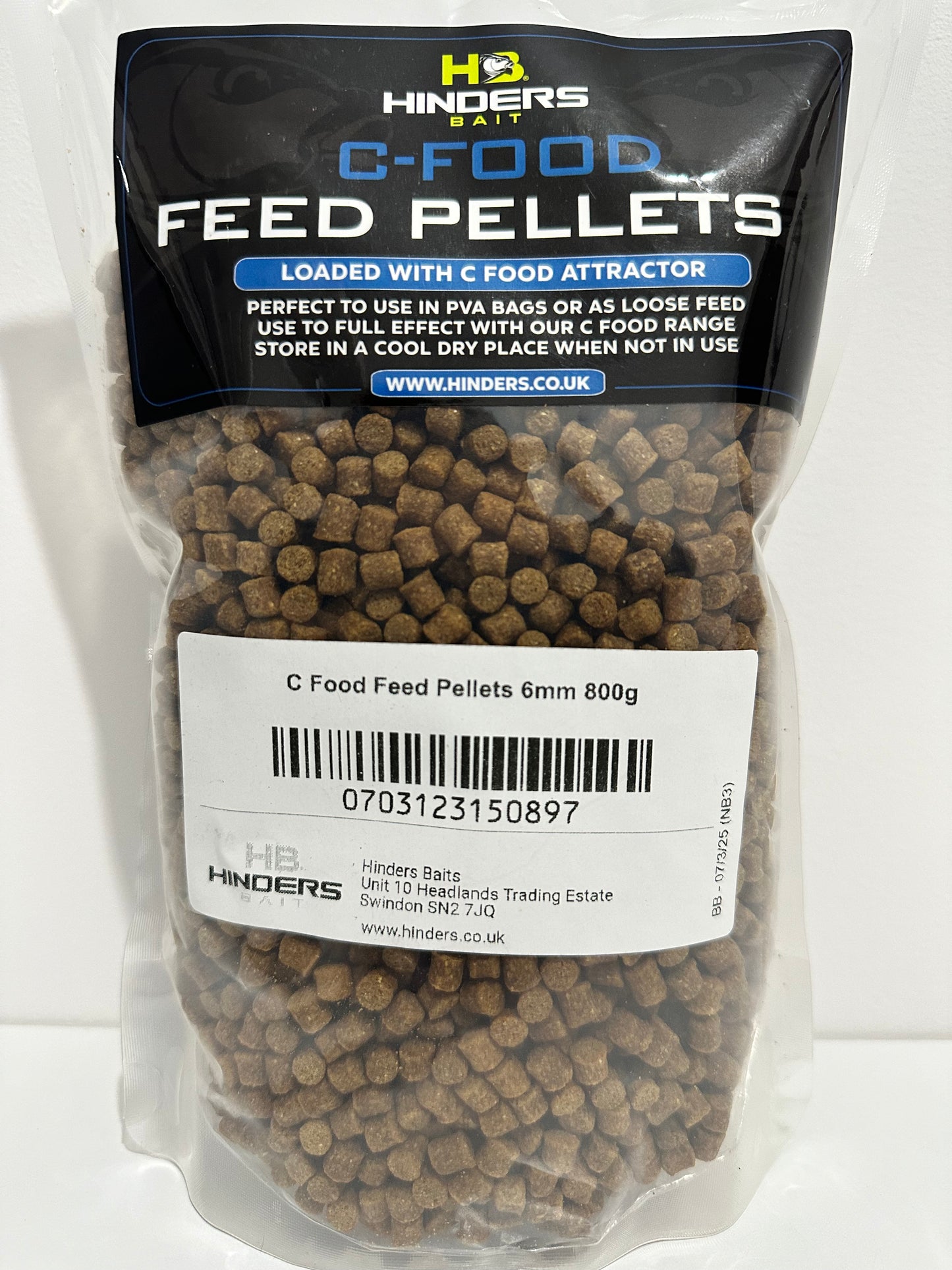 Hinders Bait - C-Food Feed Pellets 800g