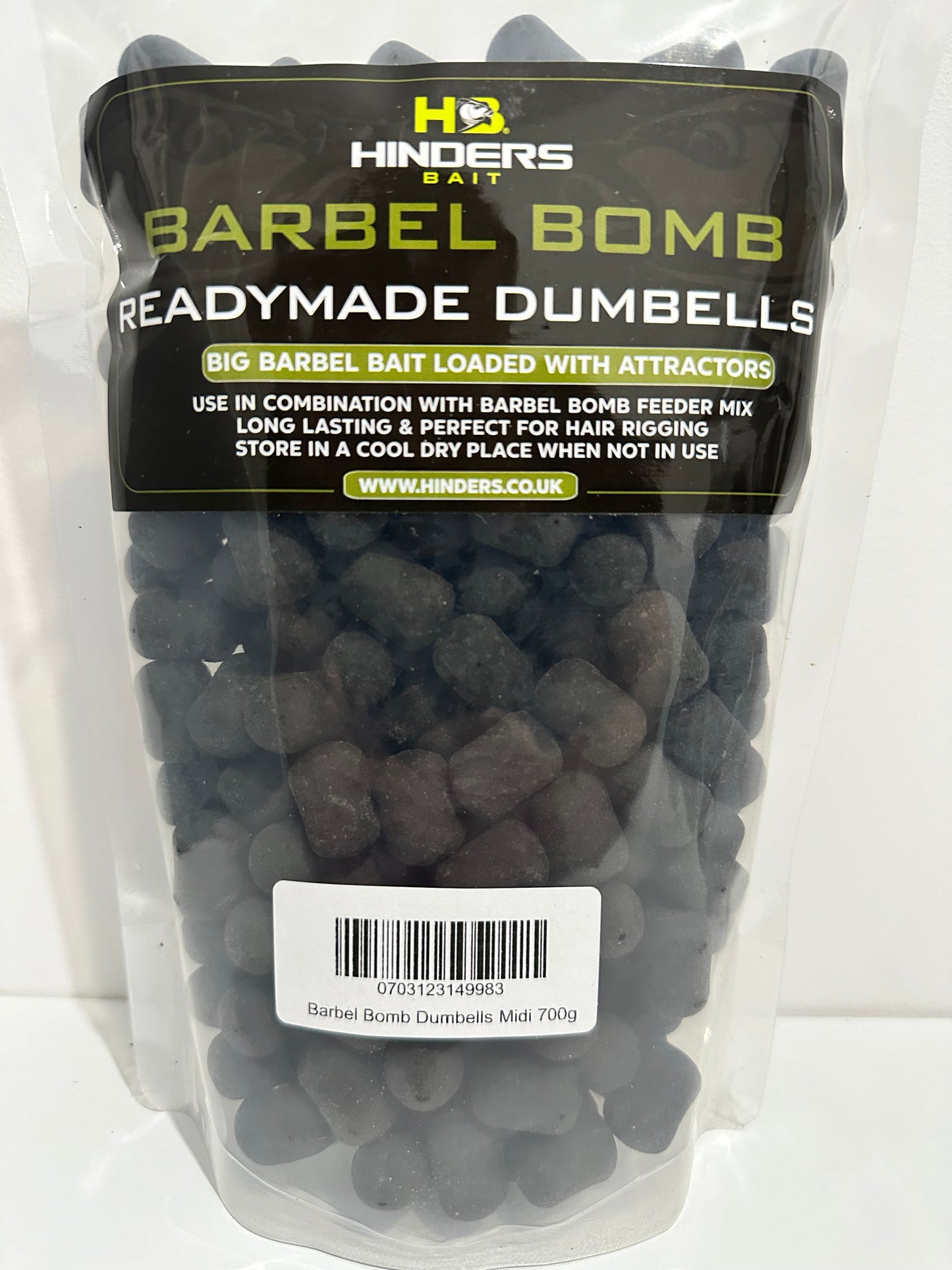 Hinders Bait - Barbel Bomb Dumbell Boilies 700g