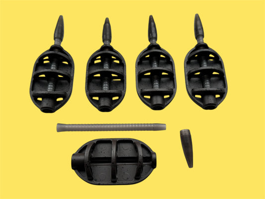 Premium Flat Stone Camo Method Feeders