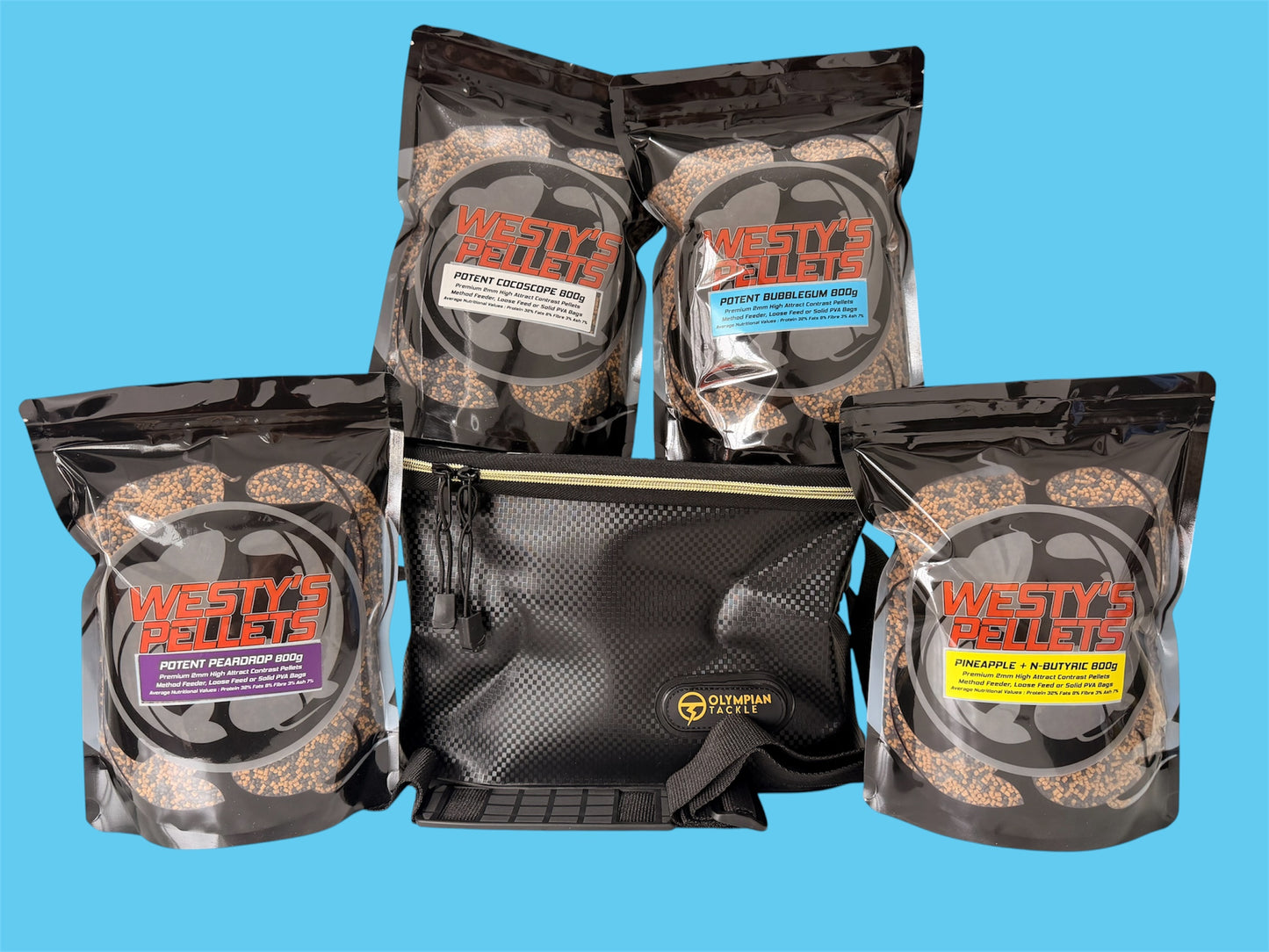 Spring 2mm Contrast Pellets Bundle - Method Feeder Pellets