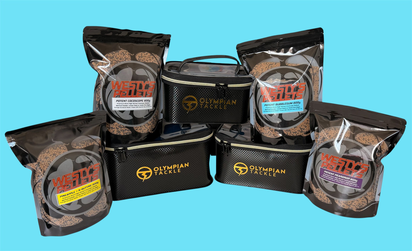 Spring 2mm Contrast Pellets Bundle - Method Feeder Pellets