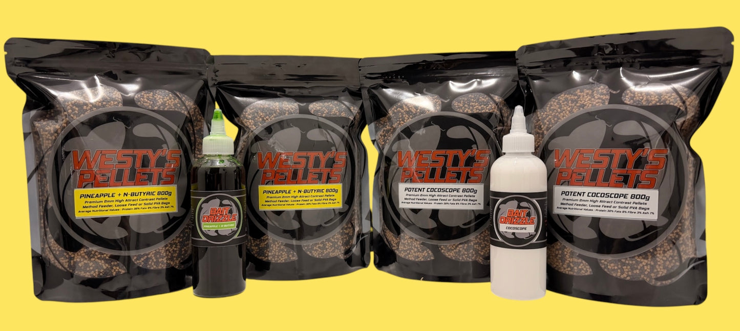 Contrast 2mm Pellet Bait Bundles