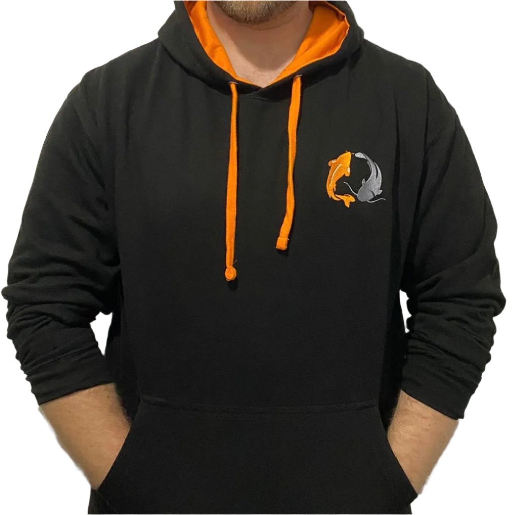 Orange and Black WestysAngling Hoodie