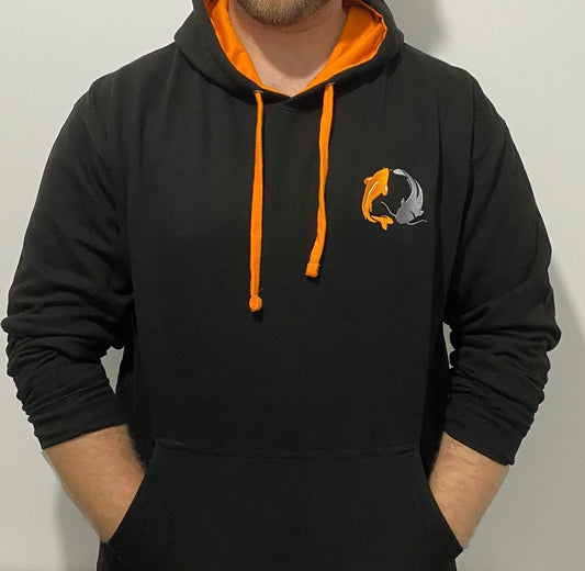 Orange and Black WestysAngling Hoodie