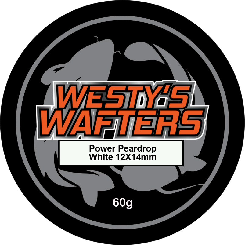 Power Peardrop Wafters - White 60g 12x14mm